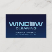 プロフェッショナルウィンドウクリーニングサービス 名刺 (正面)