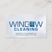 プロフェッショナルウィンドウクリーニングサービス 名刺 (正面)