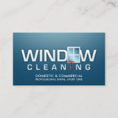 プロフェッショナルウィンドウクリーニングサービス 名刺 (正面)