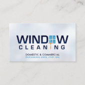 プロフェッショナルウィンドウクリーニングサービス 名刺 (正面)