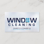 プロフェッショナルウィンドウクリーニングサービス 名刺 (正面)