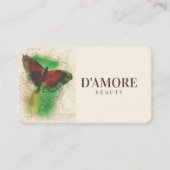 プロフェッショナルウオーターカラーグリーナリーバタフライ 名刺 (正面)
