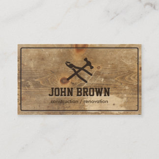 プロフェッショナルウッド建築大工修理 名刺