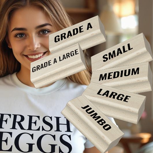 プロフェッショナルエッグカートンサイズスタンプ(JUMBO) ラバースタンプ