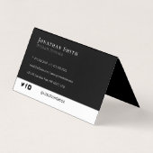 プロフェッショナルエメラルドミステリーグリーンロゴ 名刺 (裏面)