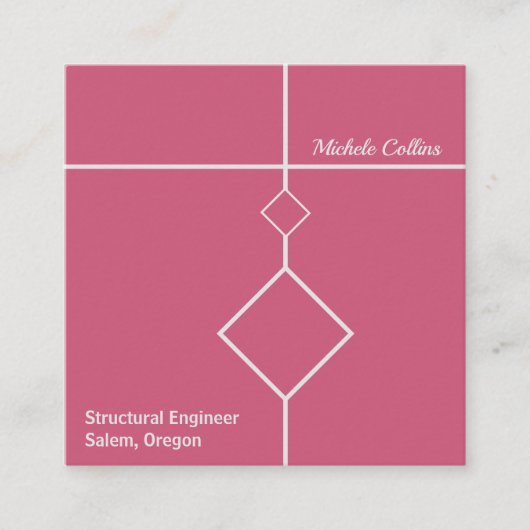 プロフェッショナルエレガンススクエア名刺 スクエア名刺 (正面)