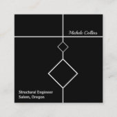 プロフェッショナルエレガンススクエア名刺 スクエア名刺 (正面)