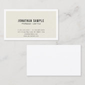プロフェッショナルエレガントお洒落デザインゴシックフォント 名刺 (正面/裏面)
