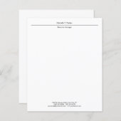 プロフェッショナルエレガントのミニマルモダン主義者 (正面/裏面)