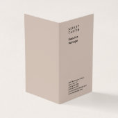 プロフェッショナルエレガントのミニマルモダン主義者 名刺 (外部)