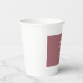 プロフェッショナルエレガントのミニマルモダン主義者 紙コップ (右)