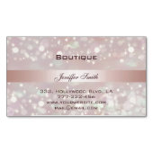 プロフェッショナルエレガントのモダンきらびやかな輝き マグネット名刺 (正面)