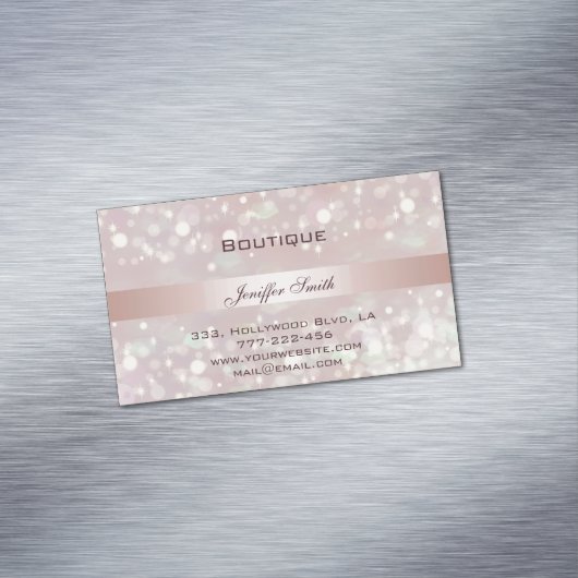 プロフェッショナルエレガントのモダンきらびやかな輝き マグネット名刺 (インサイチュ)