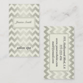 プロフェッショナルエレガントの上品なヴィンテージ 名刺 (正面/裏面)