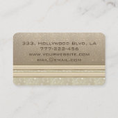 プロフェッショナルエレガントの華やかなタンポポ 名刺 (裏面)