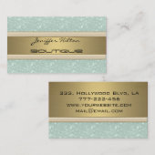 プロフェッショナルエレガントの豪華な金ゴールドストライプ 名刺 (正面/裏面)