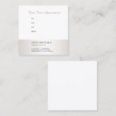 プロフェッショナルエレガントアポイントメントリマモダンインダ 予約カード (正面/裏面)