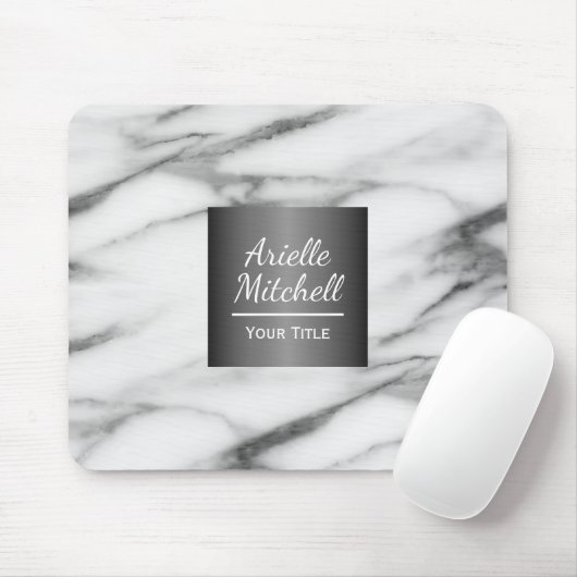 プロフェッショナルエレガントアラバスターマーブルパターン マウスパッド (マウス)