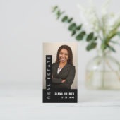 プロフェッショナルエレガントエステート不動産仲介業者 名刺 (スタンド正面)