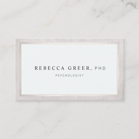 プロフェッショナルエレガントカウンセラー及びセラピスト 名刺 (正面)