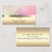 プロフェッショナルエレガントカップケーキベーカリー 名刺 (正面/裏面)