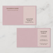 プロフェッショナルエレガントカラーモダンクリエイティブシック 名刺 (正面/裏面)