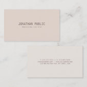 プロフェッショナルエレガントカラーモダンクリーンテンプレート 名刺 (正面/裏面)