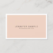 プロフェッショナルエレガントカラーモダンシックデザイン 名刺 (正面)