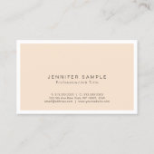 プロフェッショナルエレガントカラーモダンシックデザイン 名刺 (裏面)