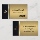プロフェッショナルエレガントクラスの高級高級高級高級高級老車 名刺 (正面/裏面)