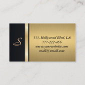 プロフェッショナルエレガントクラスの高級高級高級高級高級老車 名刺 (裏面)