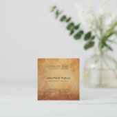 プロフェッショナルエレガントクリエイティブアンティックルックリュックス スクエア名刺 (スタンド正面)