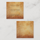 プロフェッショナルエレガントクリエイティブアンティックルックリュックス スクエア名刺 (正面/裏面)