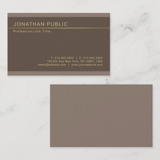 プロフェッショナルエレガントクリエイティブパールフィニッシュリュックス 名刺 (正面/裏面)