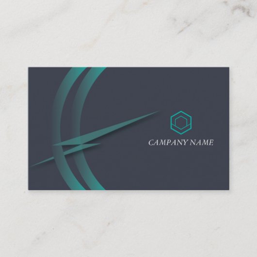 プロフェッショナルエレガントグモダンリーンビジネス 名刺 (正面)