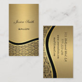 プロフェッショナルエレガントグラマラス黄金 名刺 (正面/裏面)