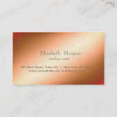 プロフェッショナルエレガントグリッターの点滅ロイヤリティカード ロイヤリティカード (裏面)