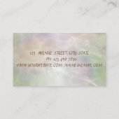 プロフェッショナルエレガントグリッターブロムハウスオパール 名刺 (裏面)