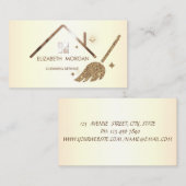 プロフェッショナルエレガントグリッターブロムハウス 名刺 (正面/裏面)