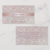 プロフェッショナルエレガントコンテンポラリーグリッター《写真》ぼけ味 名刺 (正面/裏面)