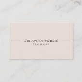 プロフェッショナルエレガントゴシック文字優雅なクリーン 名刺 (正面)