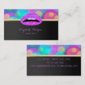 プロフェッショナルエレガントシスタイリッシュック、リップ 名刺 (正面/裏面)