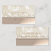 プロフェッショナルエレガントシック《写真》ぼけ味 名刺 (正面/裏面)