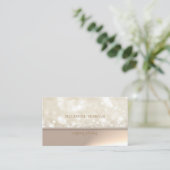 プロフェッショナルエレガントシック《写真》ぼけ味 名刺 (スタンド正面)