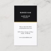 プロフェッショナルエレガントシンプルコンサルタント 名刺 (正面)