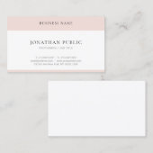 プロフェッショナルエレガントシンプルテンプレートモダントレンディー 名刺 (正面/裏面)