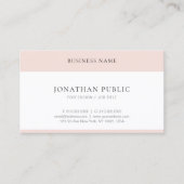 プロフェッショナルエレガントシンプルテンプレートモダントレンディー 名刺 (正面)