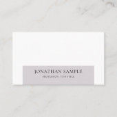プロフェッショナルエレガントシンプルデザインプモダンラン 名刺 (正面)