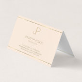 プロフェッショナルエレガントシンプルデザインモダンテンプレート 名刺 (裏面)