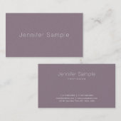 プロフェッショナルエレガントシンプルプモダンライナラグジュアリー 名刺 (正面/裏面)